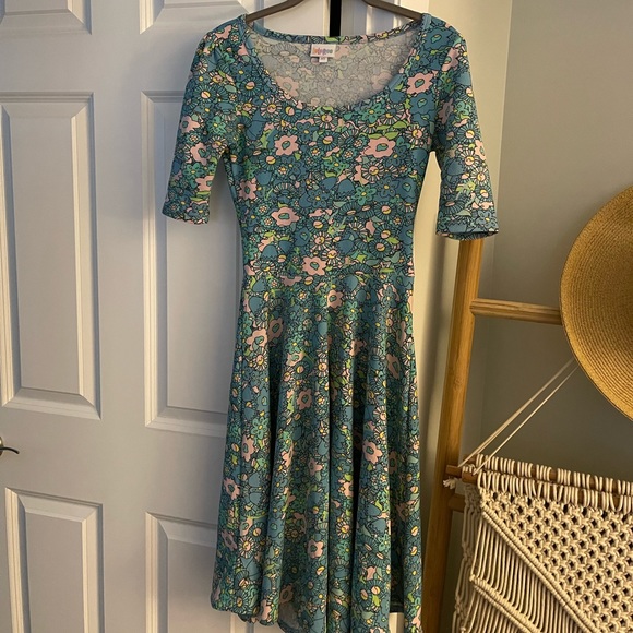 LuLaRoe | Dresses | Lularoe Fit And Flare Dress | Poshmark